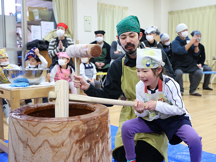 餅つき大会